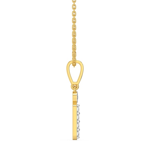 I’m Yours - Lab Grown Diamond Alphabet Pendant for Women - Lukson 