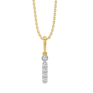 I’m Yours - Lab Diamond Alphabet Pendant