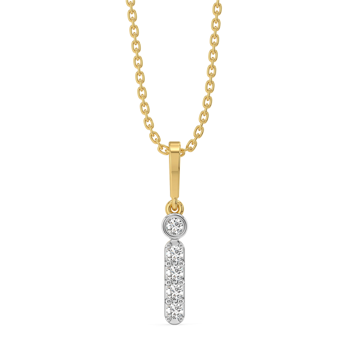 I’m Yours - Lab Diamond Alphabet Pendant