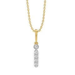 I’m Yours - Lab Diamond Alphabet Pendant