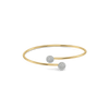 Golden Sphere - Lab Diamond Bangle