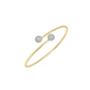 Golden Sphere - Lab Diamond Bangle