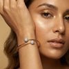 Golden Sphere - Lab Diamond Bangle