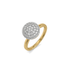 Golden Sphere - Lab Diamond Ring