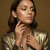 Golden Sphere - Lab Diamond Ring