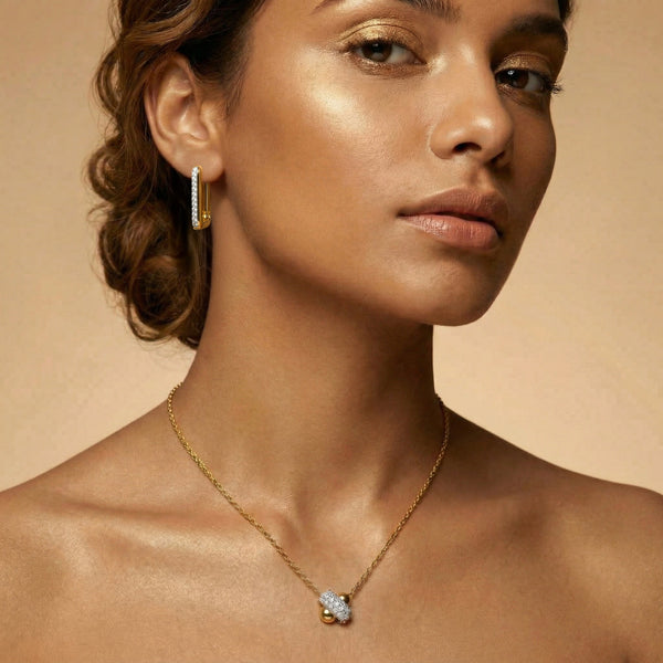 Bold Aura - Lab Diamond Necklace