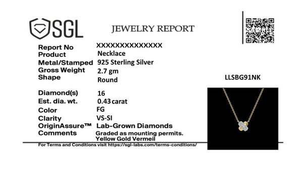 Bold Aura - Lab Diamond Necklace