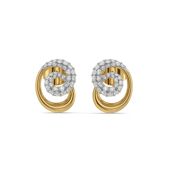 Pure Arc - Lab Diamond Stud Earrings