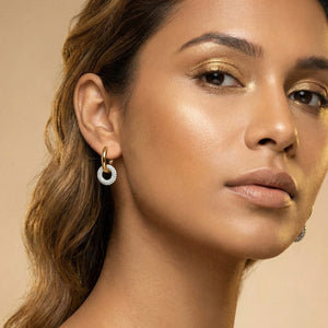 Loops & Links - Lab Diamond Hoop Earrings
