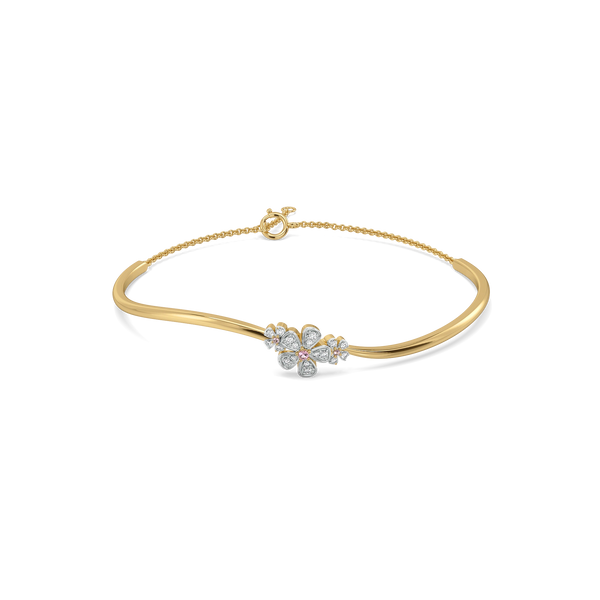 Rosy Garden - Lab Diamond Bangle