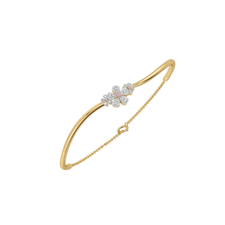 Rosy Garden - Lab Diamond Bangle