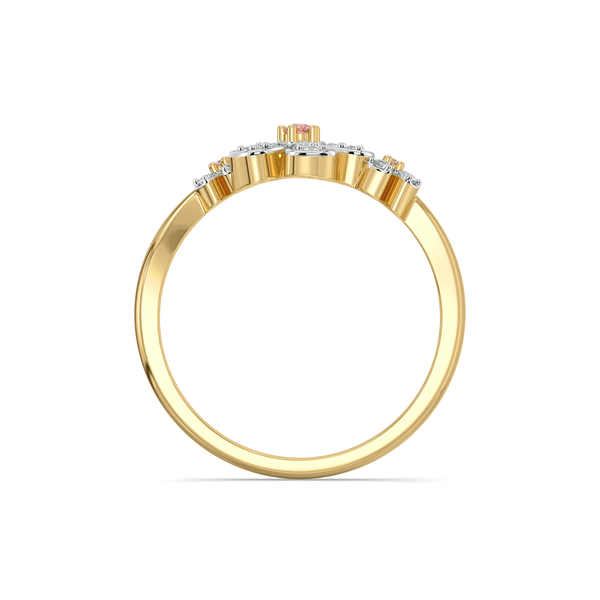 Lukson Rosy Garden Lab Grown Diamond Ring Online in India