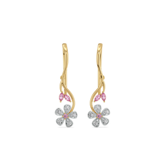 Branch of Bloom - Lab Diamond Drop Earrings