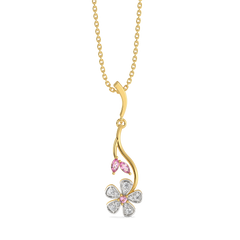 Branch of Bloom - Lab Diamond Pendant