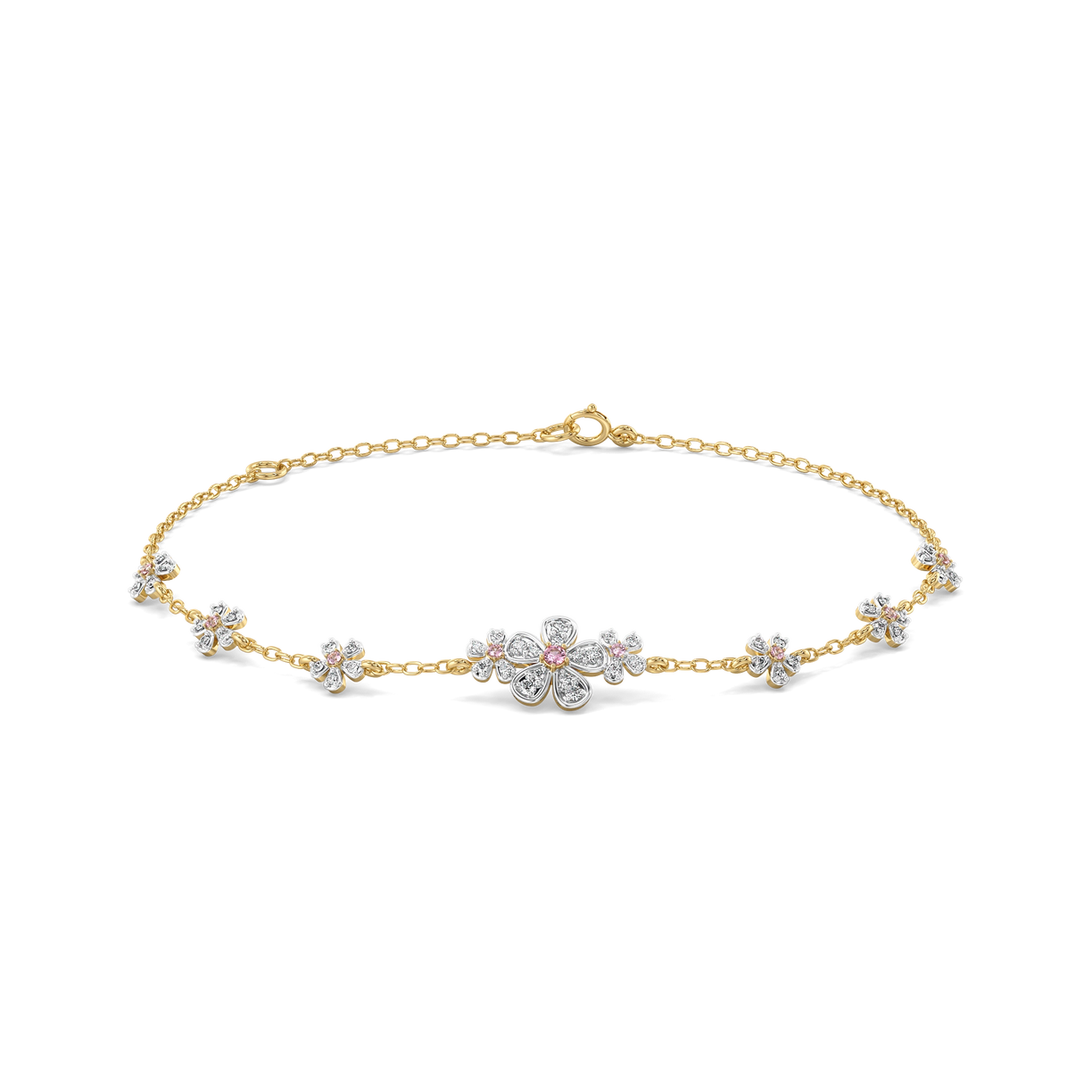 Blush Bouquet - Lab Diamond Bracelet