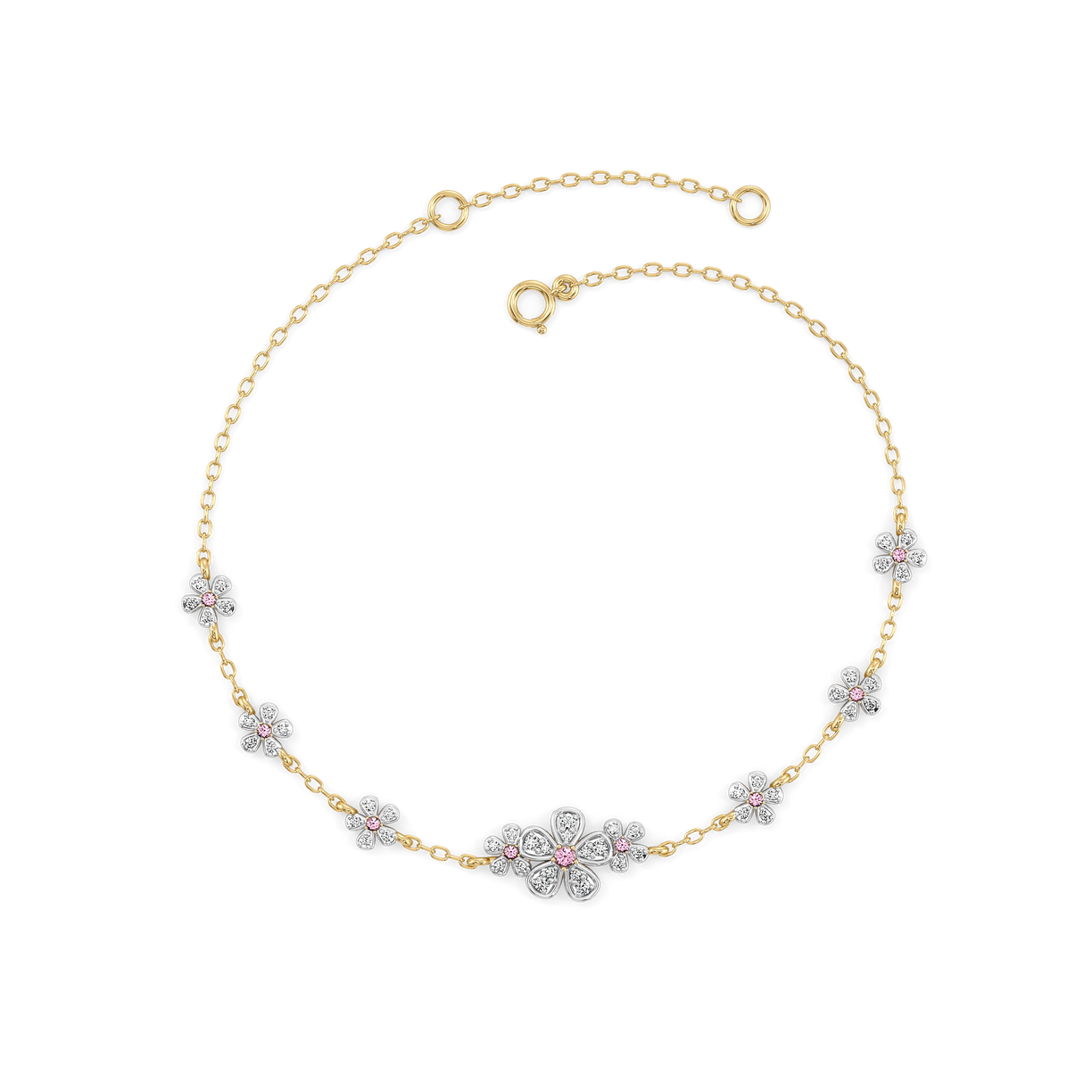 Blush Bouquet - Lab Diamond Bracelet