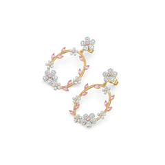 Blush Bouquet - Lab Diamond Drop Earrings