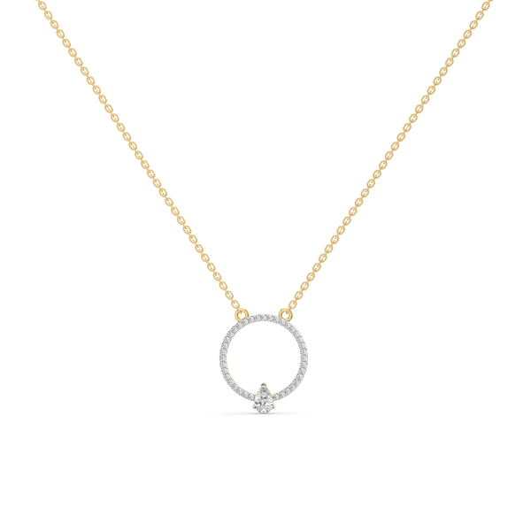 Pear Flair - Lab Grown Diamond Necklace