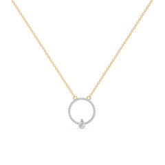 Pear Flair - Lab Diamond Necklace