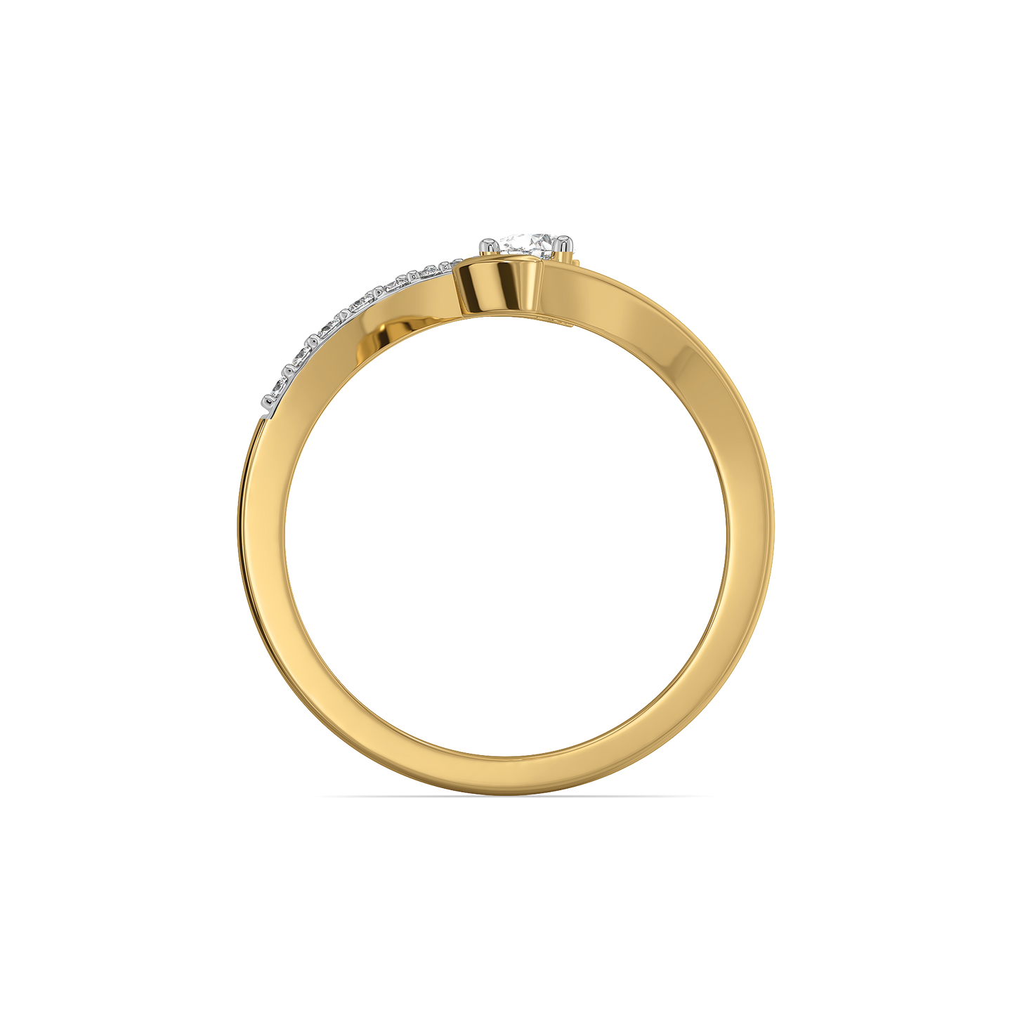 Pear Flair - Lab Diamond Ring