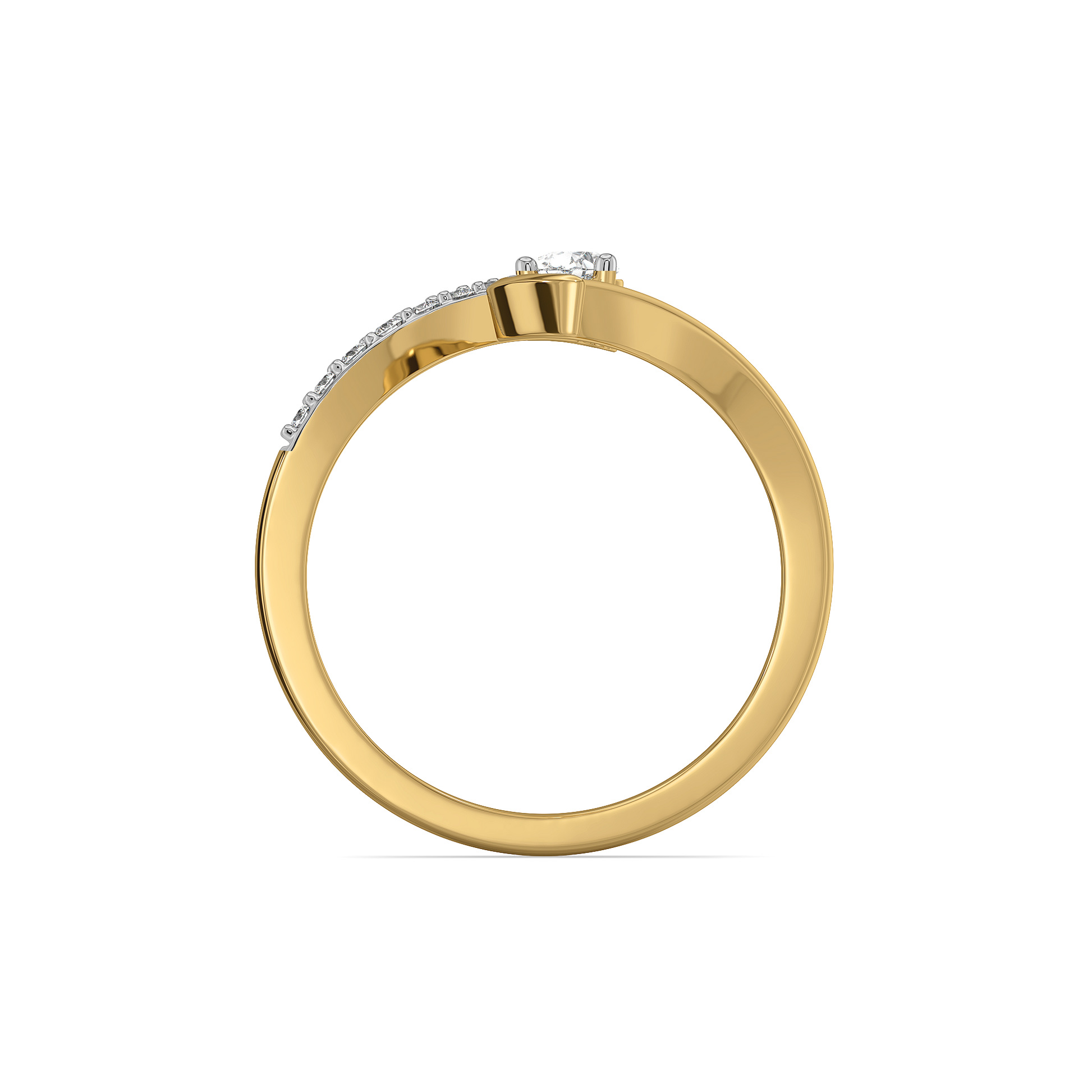 Pear Flair - Lab Diamond Ring