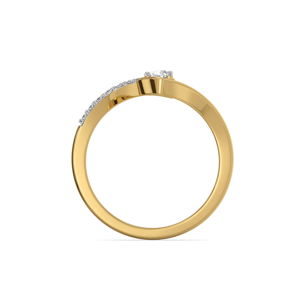  Pear Flair Lab Grow Diamond Ring Online - Lukson