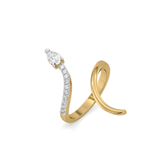 Pear Flair - Lab Diamond Ring