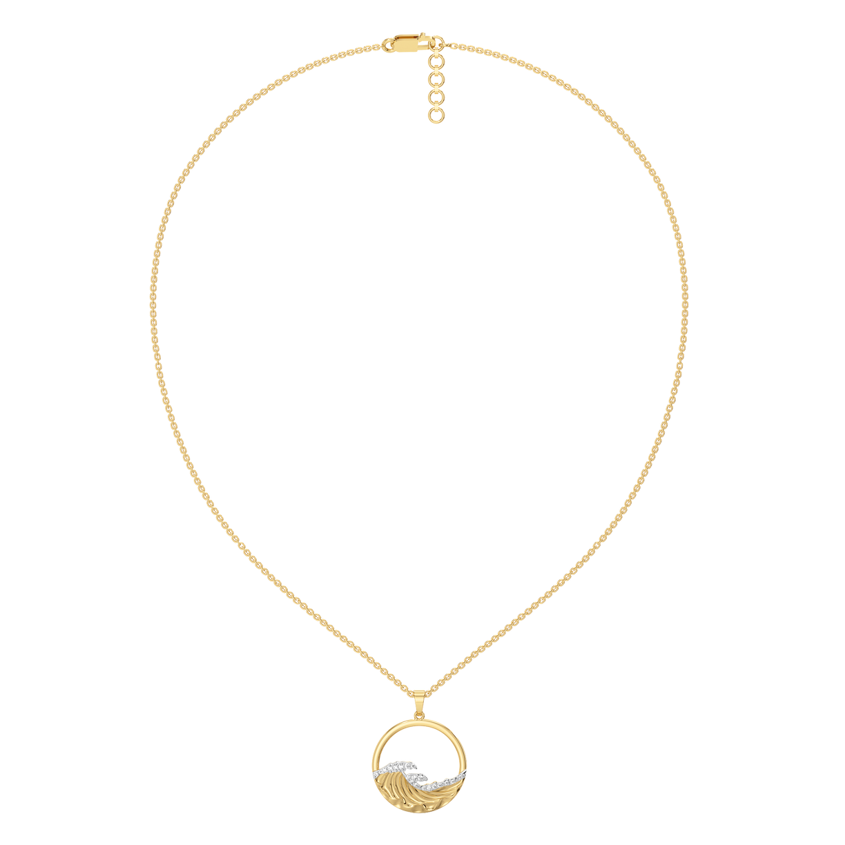 Tidal Wave - Lab Diamond Necklace