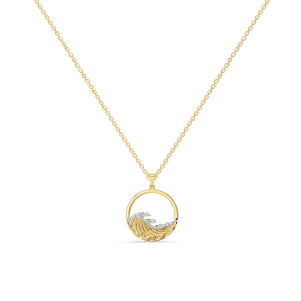 Lukson Tidal Wave Lab Grown Diamond Necklace