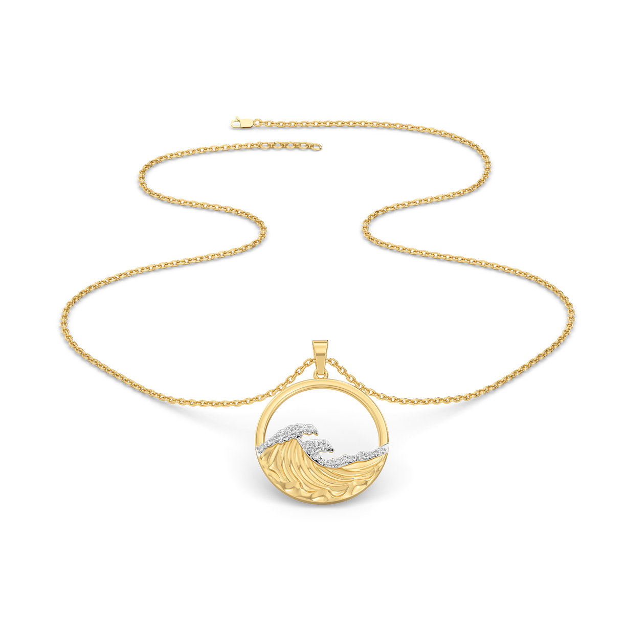 Tidal Wave - Lab Diamond Necklace