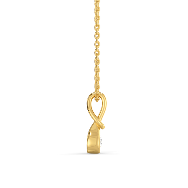 Eterna Curve - Lab Grown Diamond Pendant for Women - Lukson 