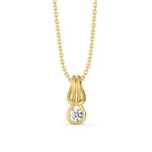 Eterna Curve - Lab Diamond Pendant