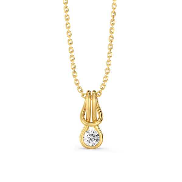 Lukson Eterna Curve - Lab Grown Diamond Pendant