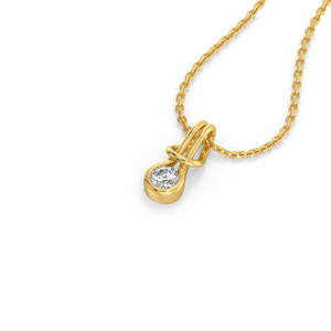 Eterna Curve - Lab Diamond Pendant