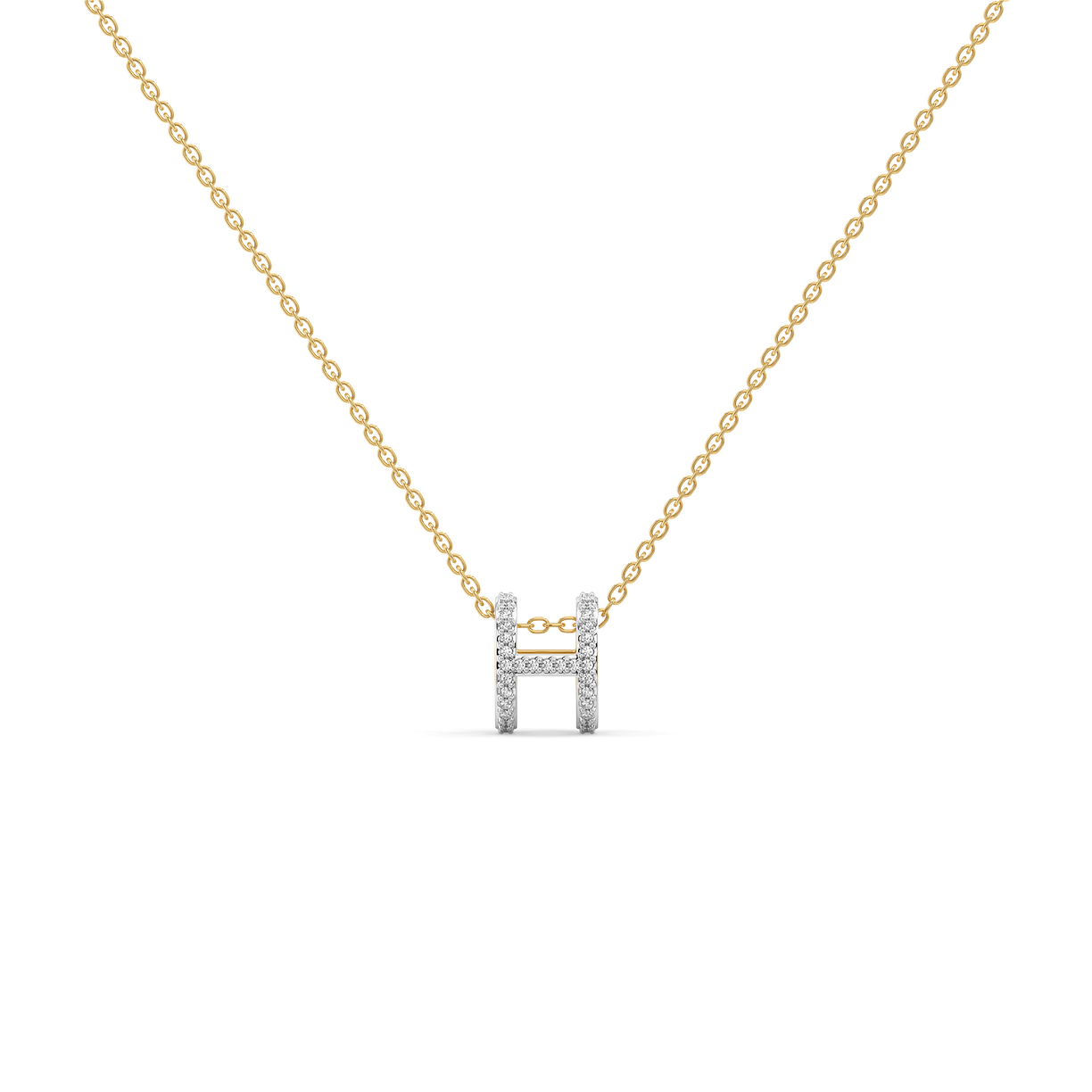 Heirloom H - Lab Diamond Necklace