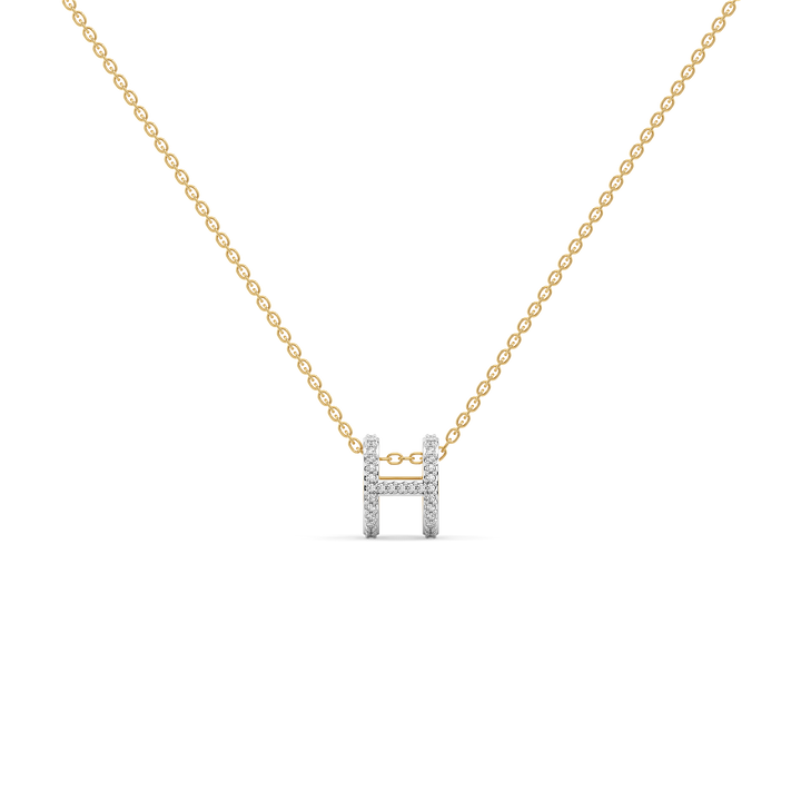 Heirloom H - Lab Diamond Necklace