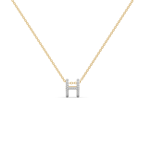 Heirloom H - Lab Grown Diamond Necklace