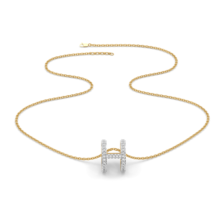 Heirloom H - Lab Diamond Necklace