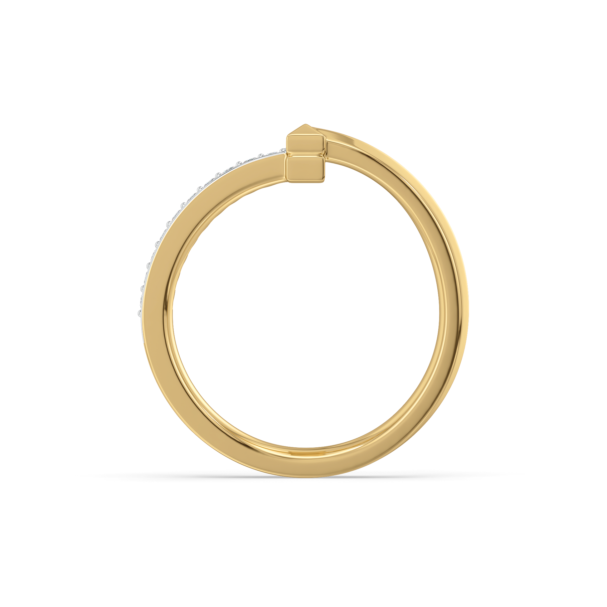 T-Axis Band - Lab Diamond Ring