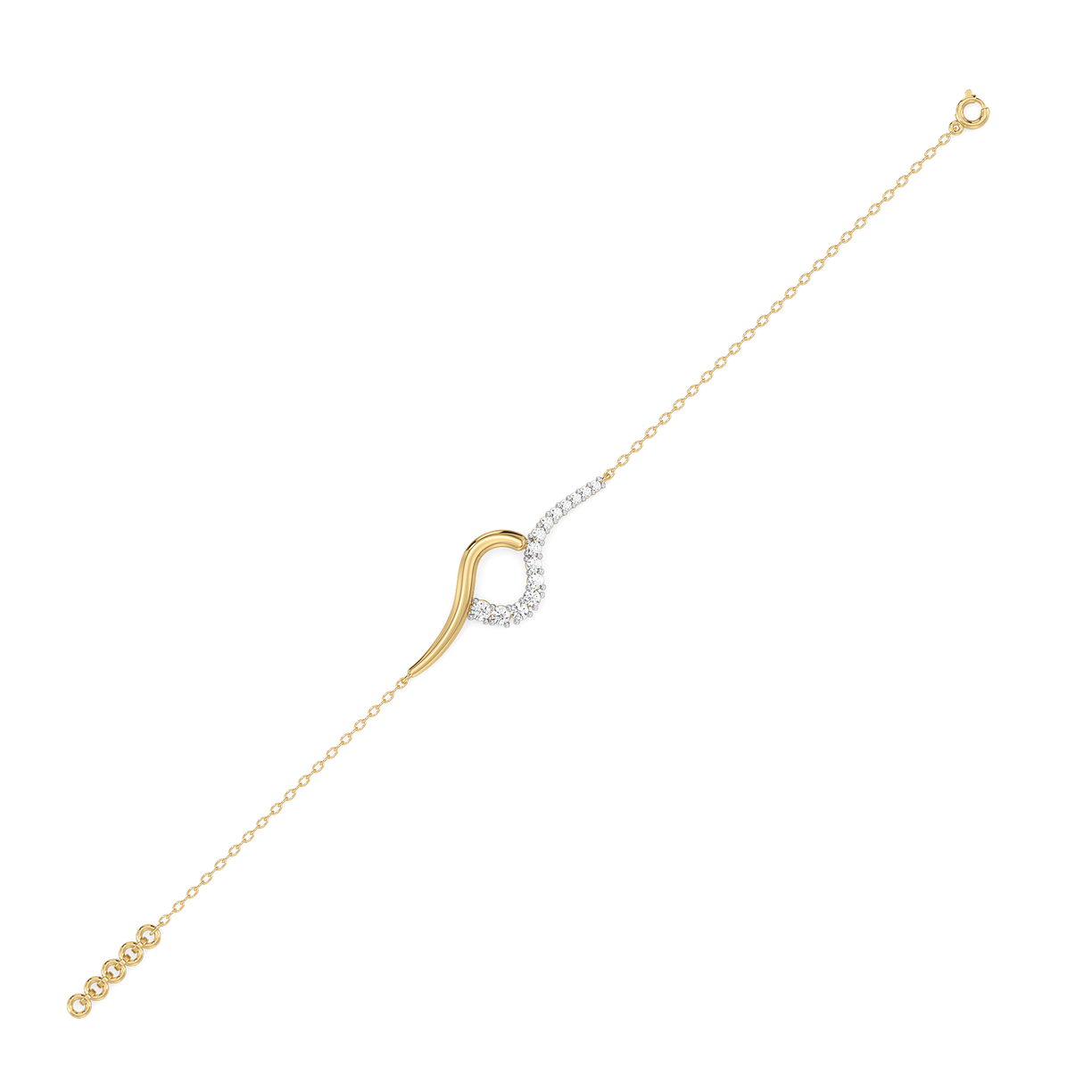 Twinkling Rain - Lab Diamond Bracelet