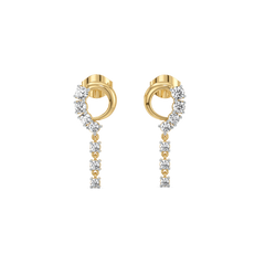 Twinkling Rain - Lab Diamond Earrings