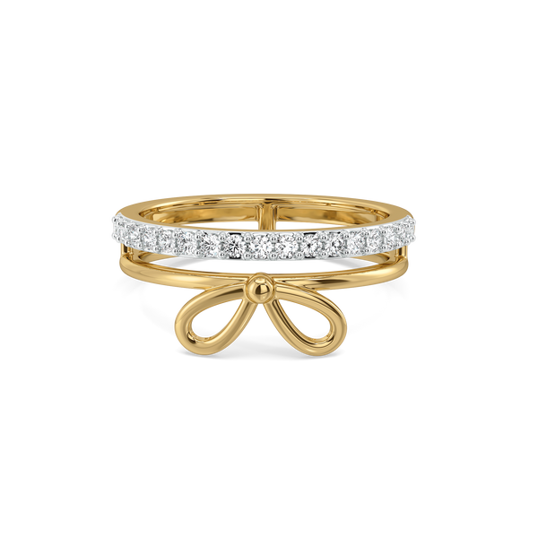 Lukson Ribboned Dreams Lab Grown Diamond Ring for Women