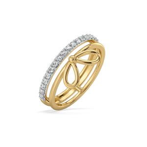 Ribboned Dreams - Lab Diamond Ring