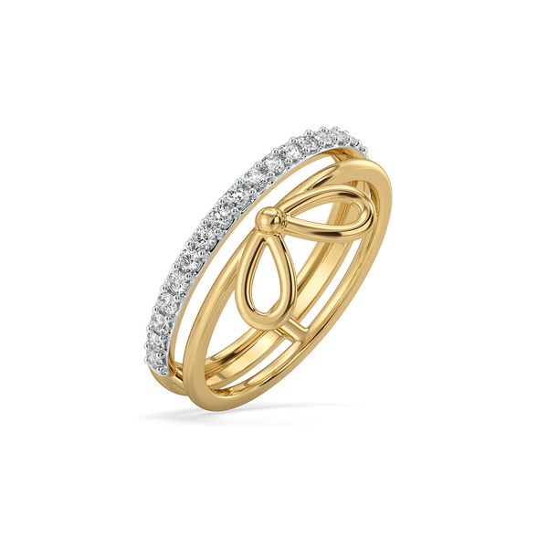 Lukson | Ribboned Dreams Lab Grown Diamond Ring
