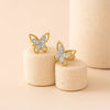 Lukson lab grown diamond flutter studs