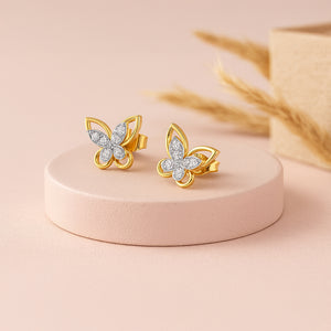 Flutterkiss Studs - Lab Diamond Earrings