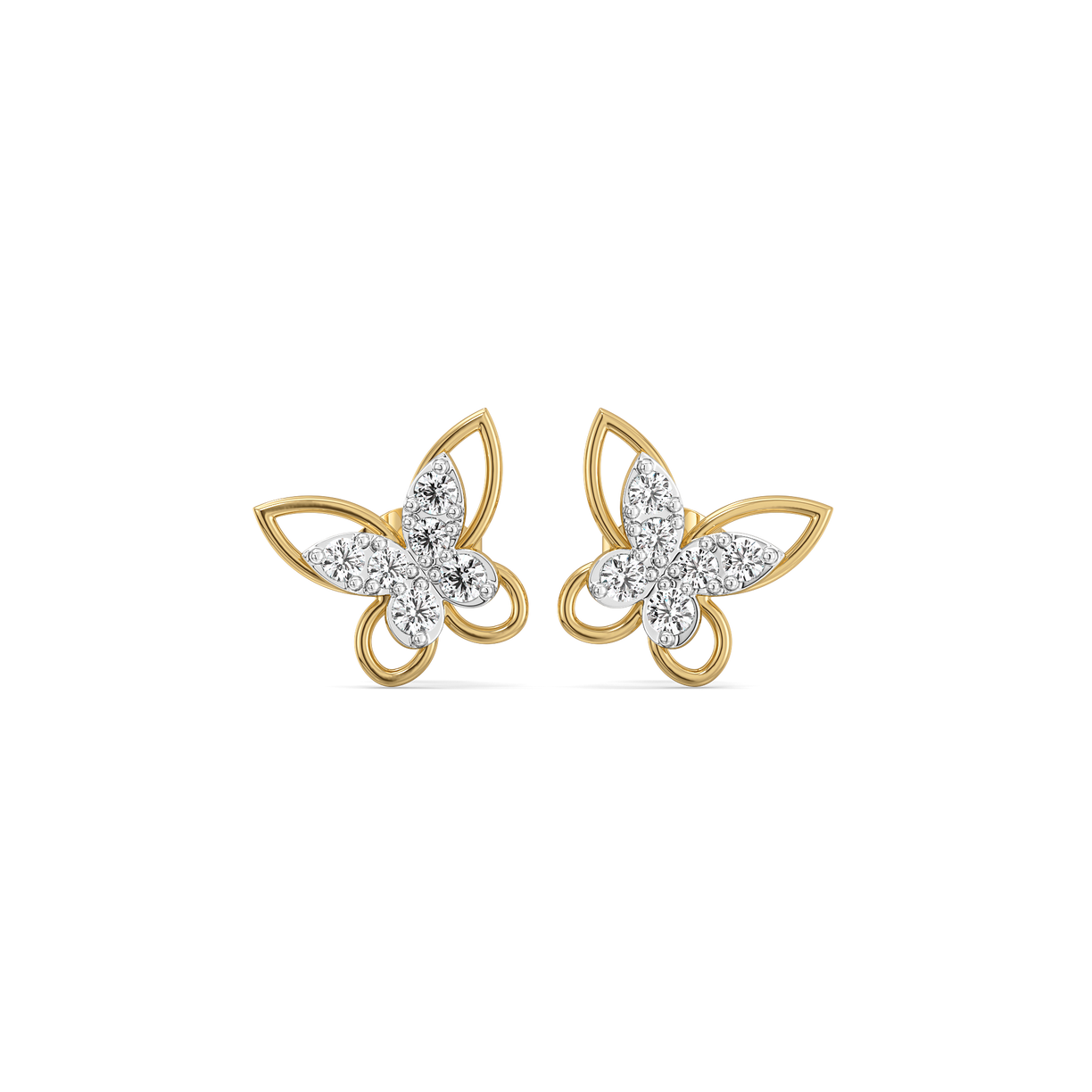 Flutterkiss Studs - Lab Diamond Earrings