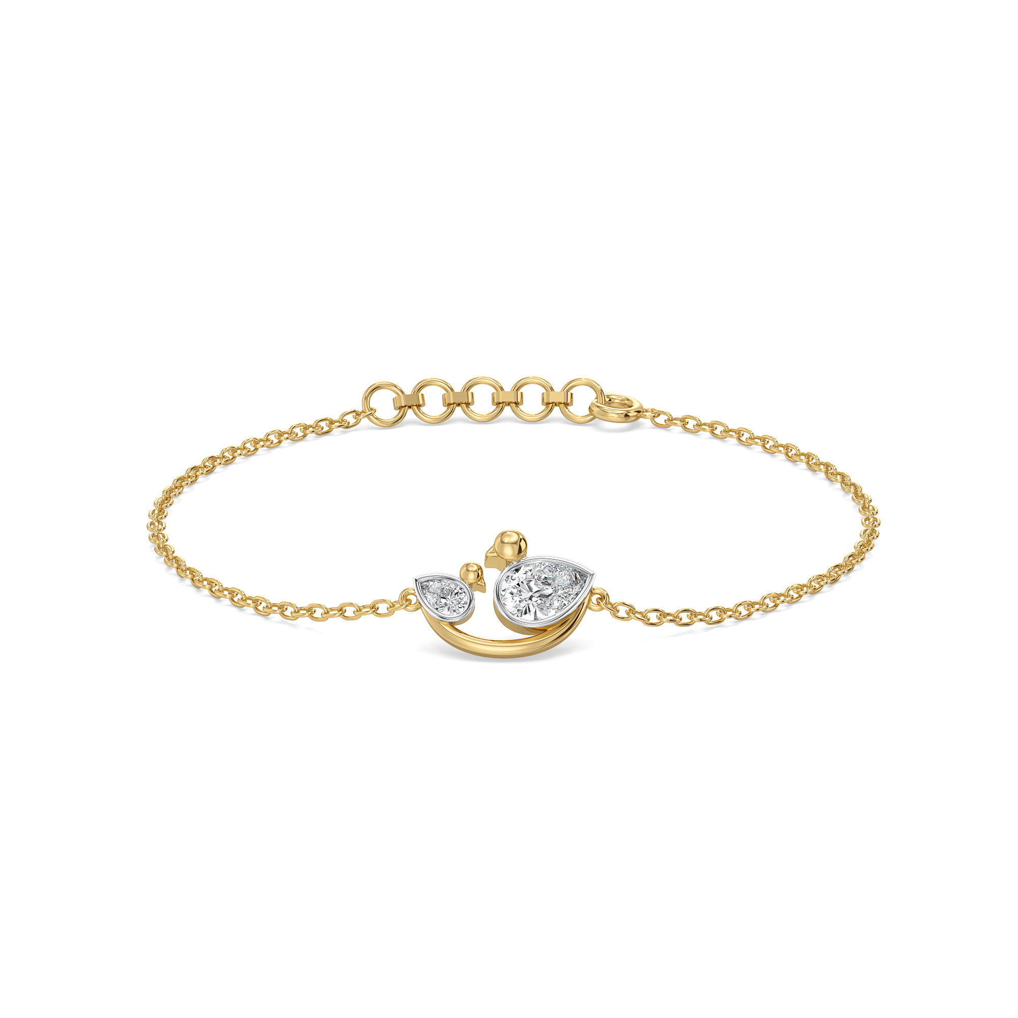 Nestled Bonds - Lab Diamond Bracelet