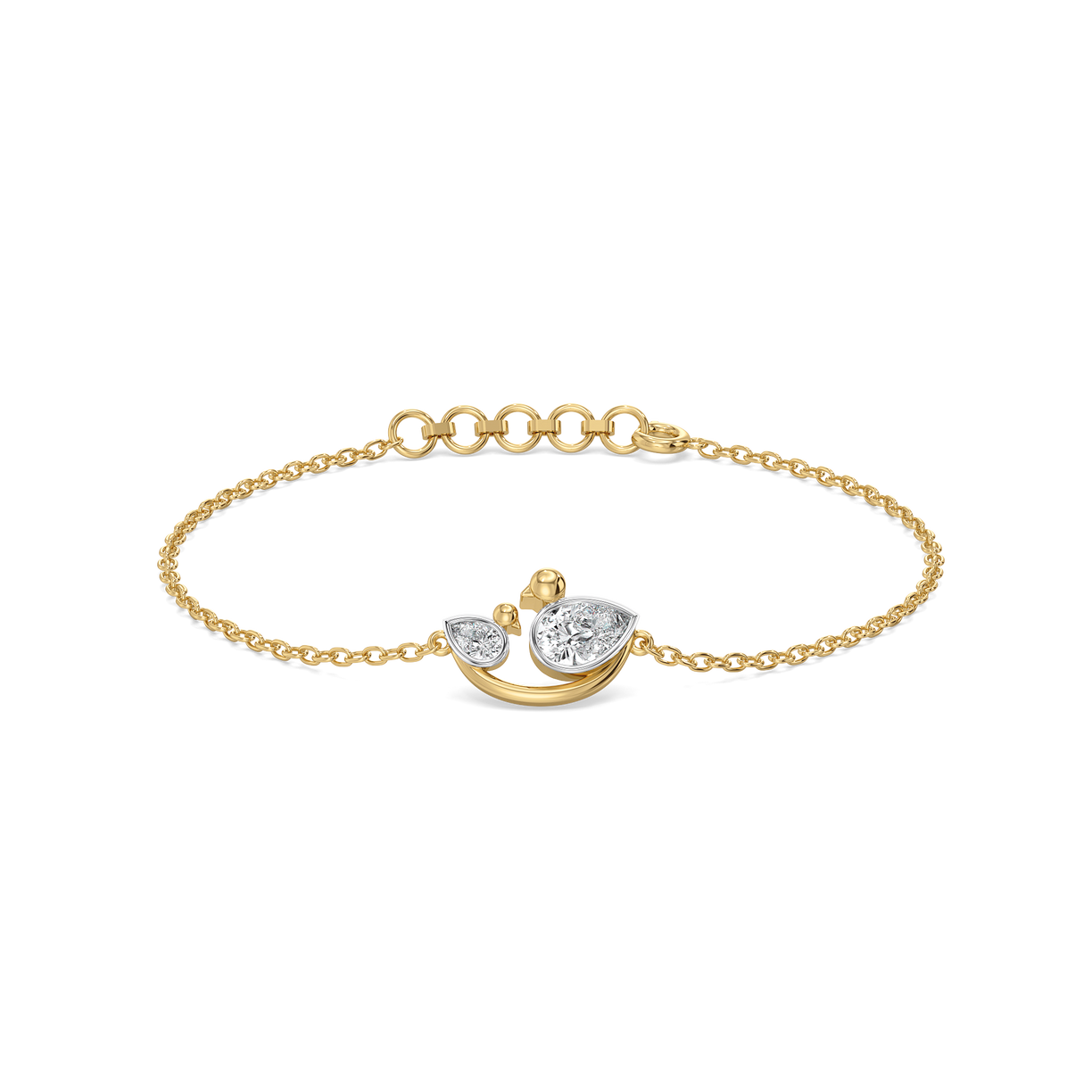 Nestled Bonds - Lab Diamond Bracelet