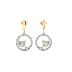 Nestled Bonds - Lab Diamond Drop Earrings